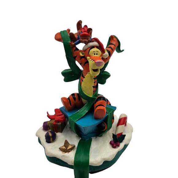 Vintage Disney It's A Small World Holiday - Tigger & Roo Stocking Holder - Picture 3 of 16